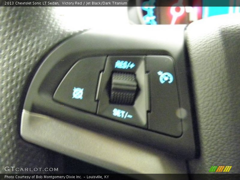 Victory Red / Jet Black/Dark Titanium 2013 Chevrolet Sonic LT Sedan