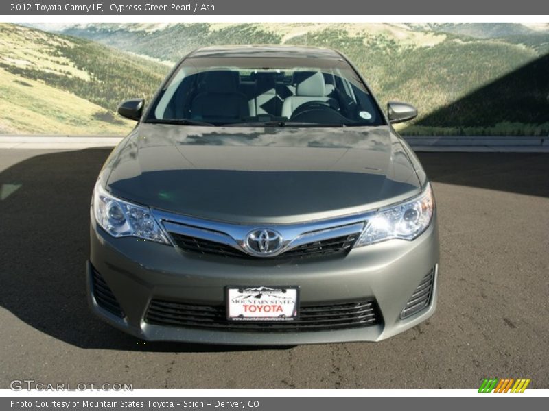 Cypress Green Pearl / Ash 2012 Toyota Camry LE