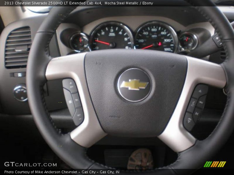 Mocha Steel Metallic / Ebony 2013 Chevrolet Silverado 2500HD LT Extended Cab 4x4