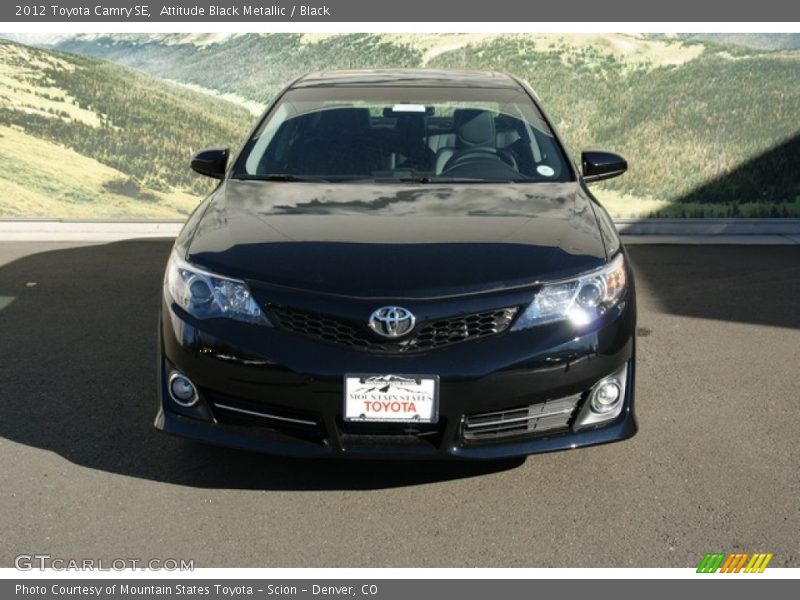 Attitude Black Metallic / Black 2012 Toyota Camry SE