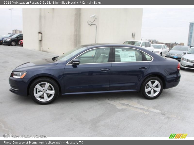 Night Blue Metallic / Cornsilk Beige 2013 Volkswagen Passat 2.5L SE