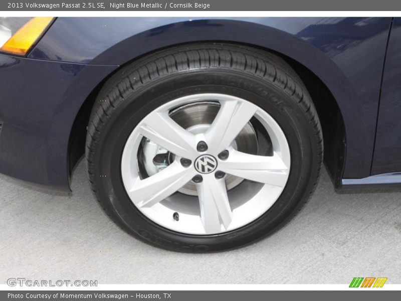 Night Blue Metallic / Cornsilk Beige 2013 Volkswagen Passat 2.5L SE