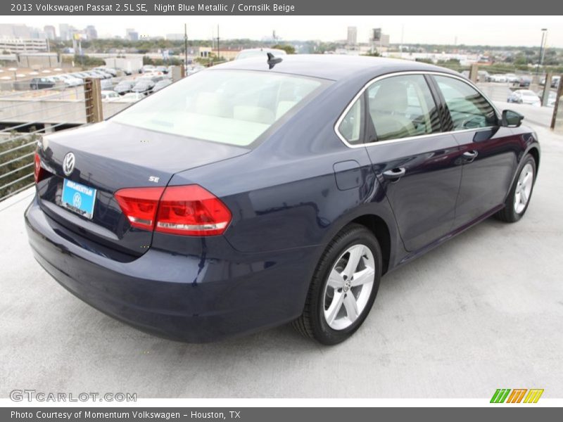 Night Blue Metallic / Cornsilk Beige 2013 Volkswagen Passat 2.5L SE