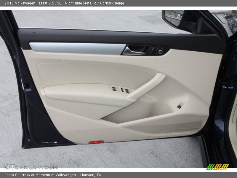 Night Blue Metallic / Cornsilk Beige 2013 Volkswagen Passat 2.5L SE