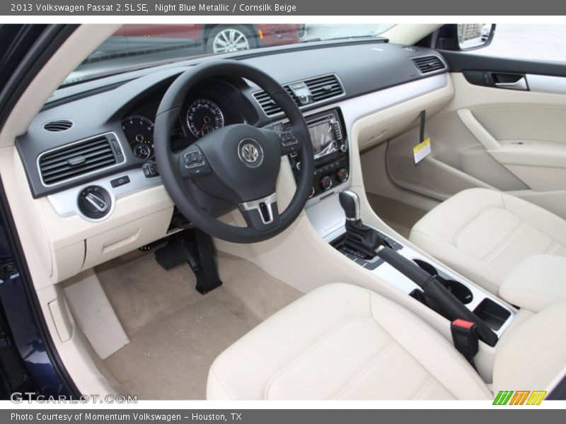 Night Blue Metallic / Cornsilk Beige 2013 Volkswagen Passat 2.5L SE