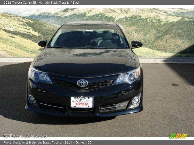 Attitude Black Metallic / Black 2012 Toyota Camry SE