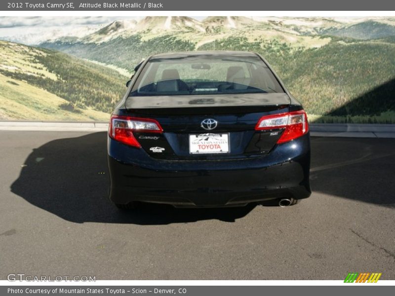 Attitude Black Metallic / Black 2012 Toyota Camry SE