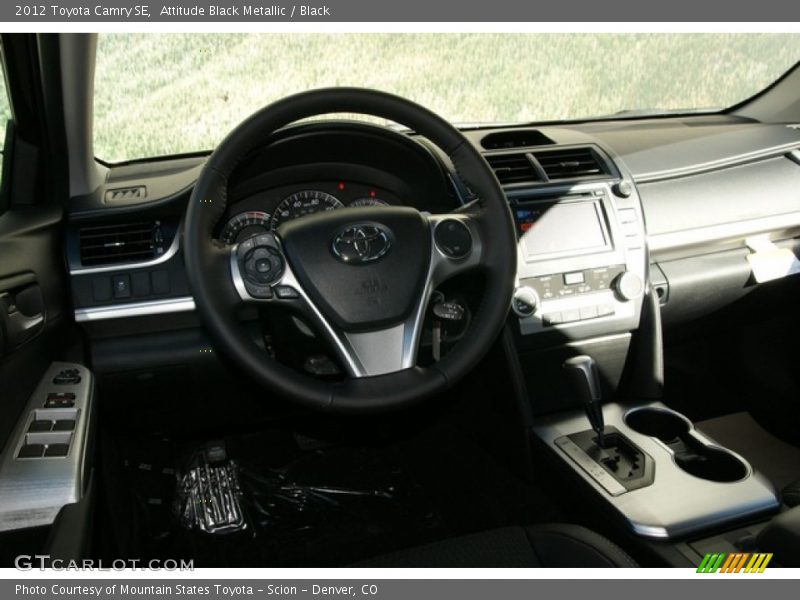 Attitude Black Metallic / Black 2012 Toyota Camry SE