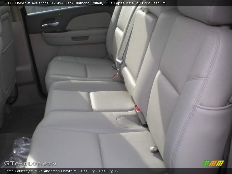 Blue Topaz Metallic / Light Titanium 2013 Chevrolet Avalanche LTZ 4x4 Black Diamond Edition