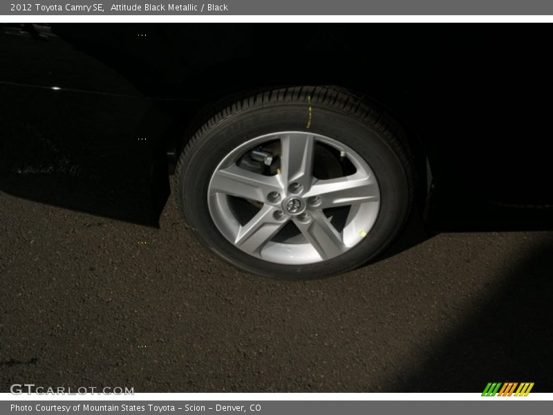Attitude Black Metallic / Black 2012 Toyota Camry SE