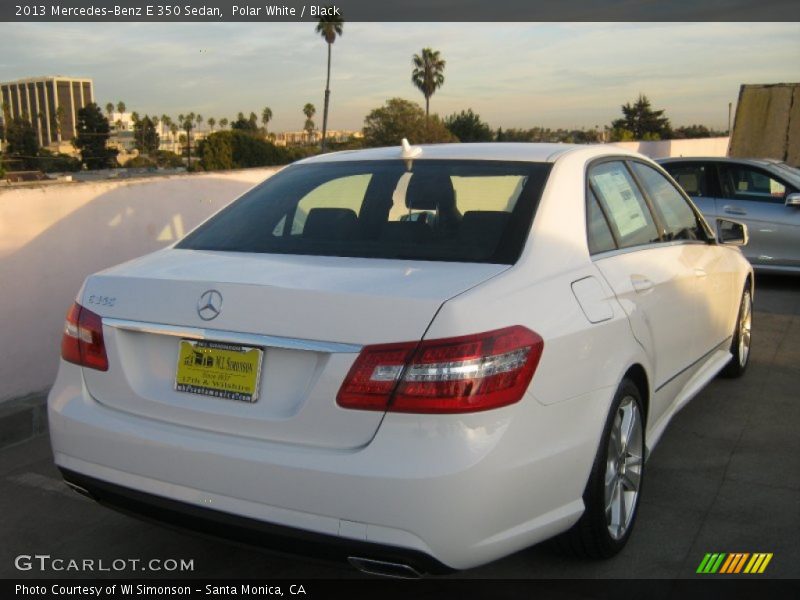 Polar White / Black 2013 Mercedes-Benz E 350 Sedan
