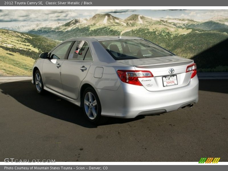 Classic Silver Metallic / Black 2012 Toyota Camry SE