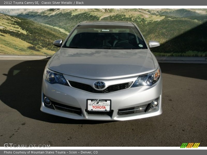 Classic Silver Metallic / Black 2012 Toyota Camry SE