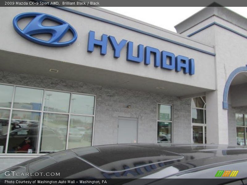 Brilliant Black / Black 2009 Mazda CX-9 Sport AWD