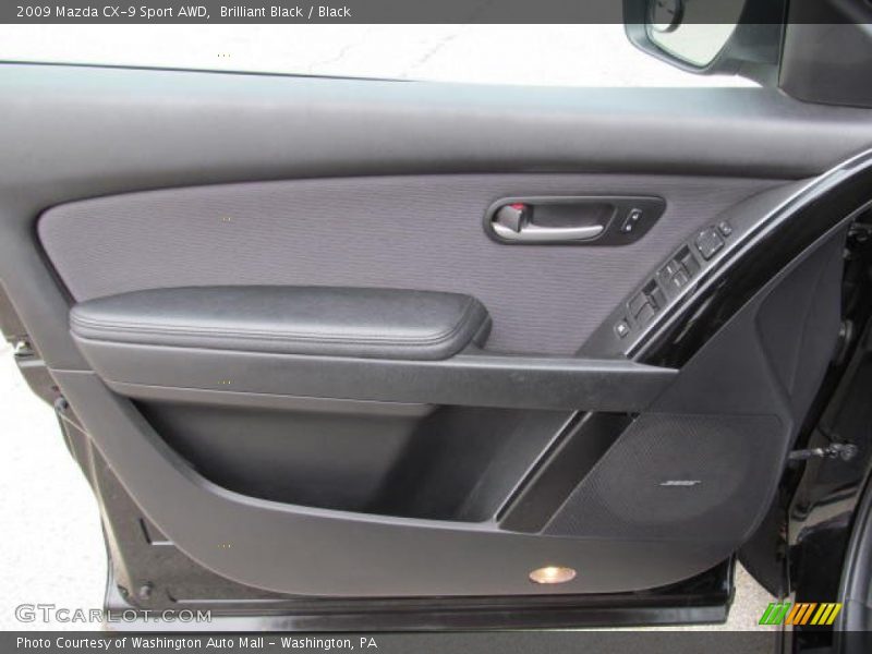 Brilliant Black / Black 2009 Mazda CX-9 Sport AWD