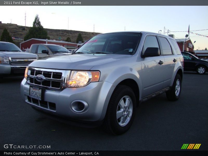 Ingot Silver Metallic / Stone 2011 Ford Escape XLS