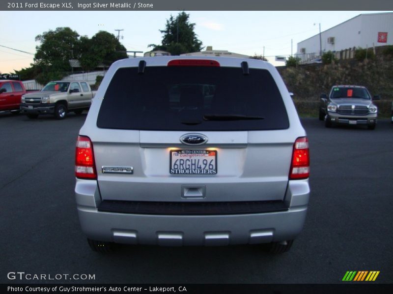 Ingot Silver Metallic / Stone 2011 Ford Escape XLS