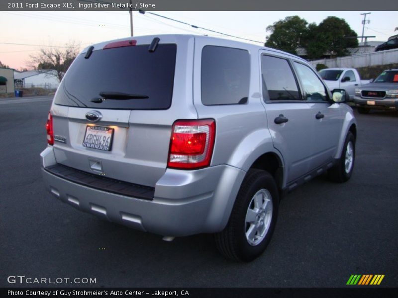 Ingot Silver Metallic / Stone 2011 Ford Escape XLS