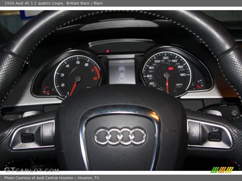 Brilliant Black / Black 2009 Audi A5 3.2 quattro Coupe