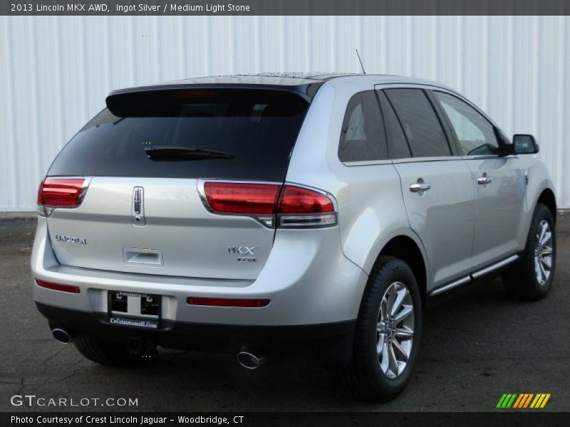 Ingot Silver / Medium Light Stone 2013 Lincoln MKX AWD
