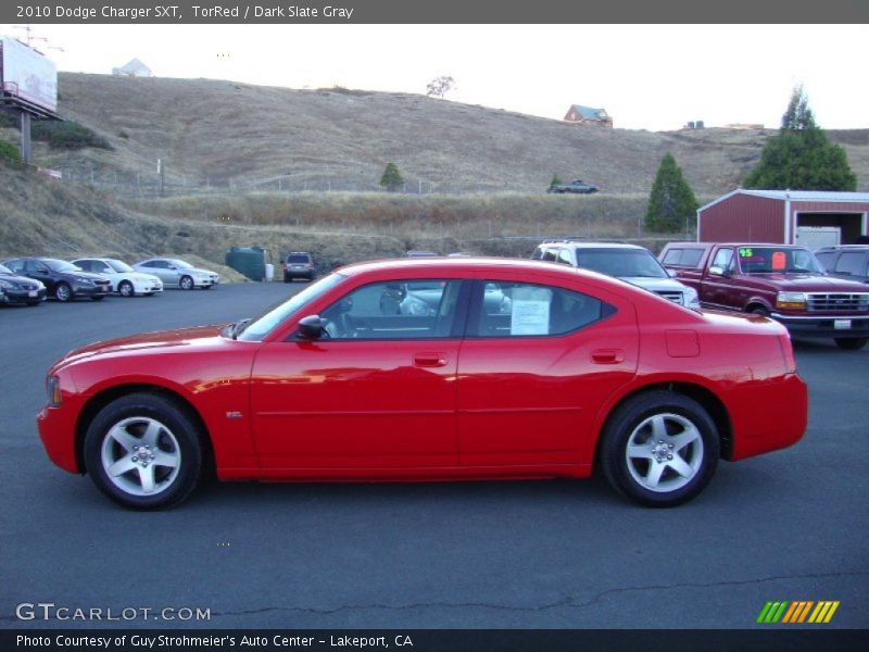 TorRed / Dark Slate Gray 2010 Dodge Charger SXT
