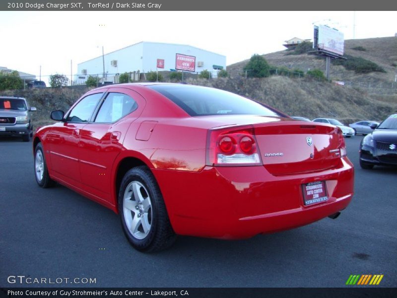 TorRed / Dark Slate Gray 2010 Dodge Charger SXT