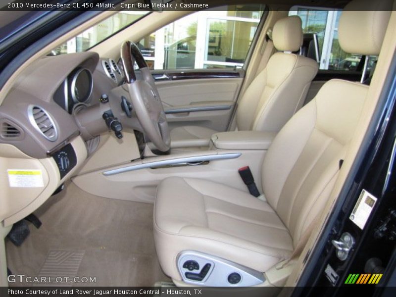Capri Blue Metallic / Cashmere 2010 Mercedes-Benz GL 450 4Matic