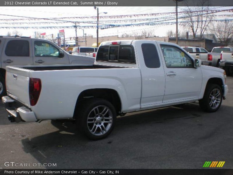Summit White / Ebony 2012 Chevrolet Colorado LT Extended Cab