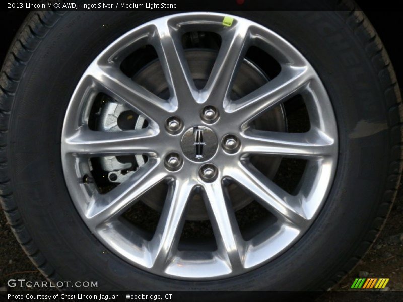 Ingot Silver / Medium Light Stone 2013 Lincoln MKX AWD