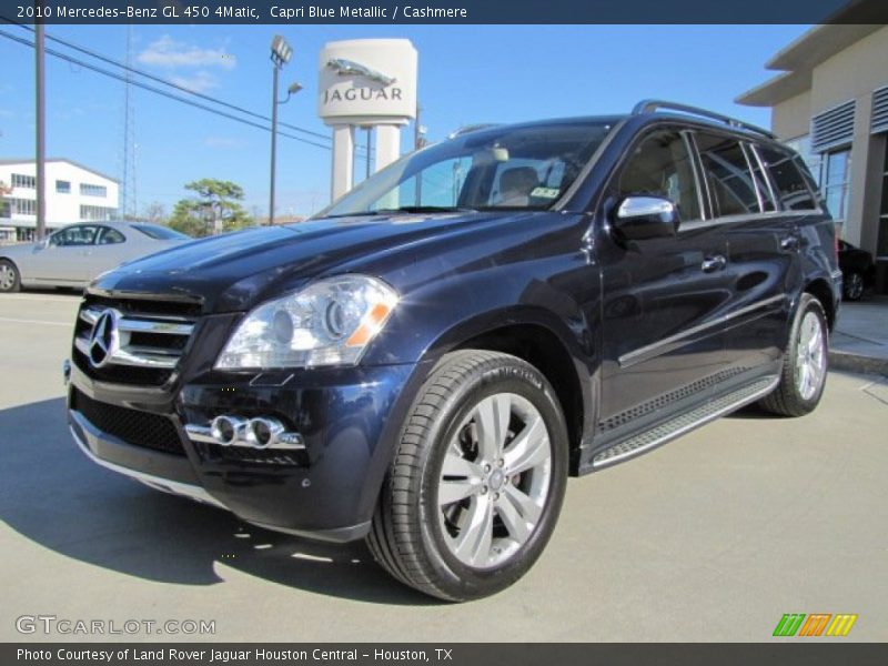 Capri Blue Metallic / Cashmere 2010 Mercedes-Benz GL 450 4Matic