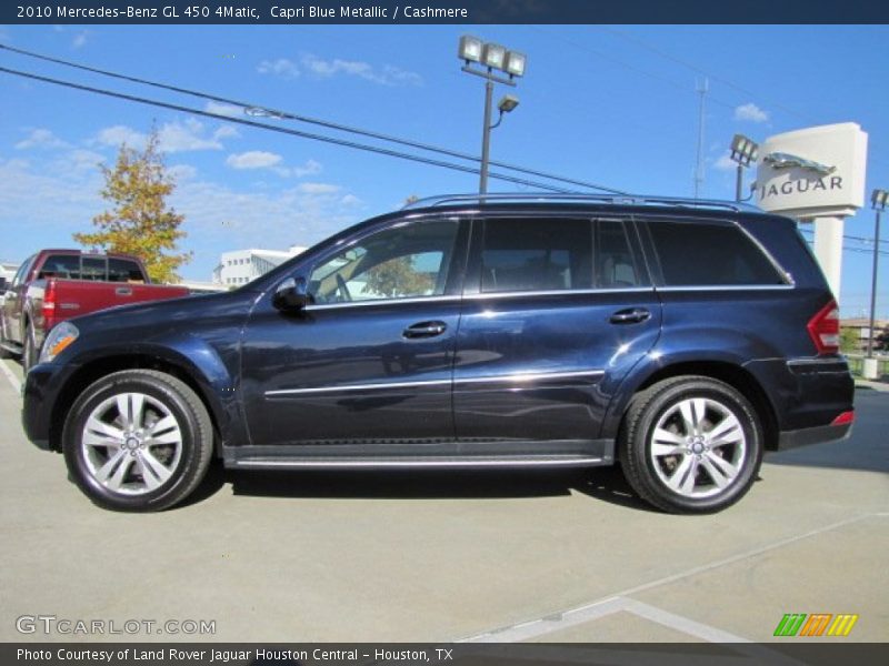 Capri Blue Metallic / Cashmere 2010 Mercedes-Benz GL 450 4Matic