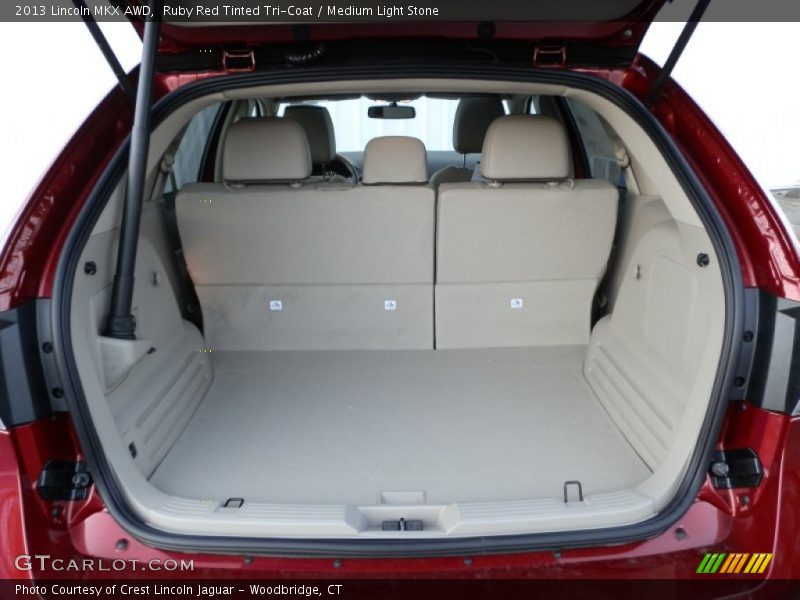 Ruby Red Tinted Tri-Coat / Medium Light Stone 2013 Lincoln MKX AWD