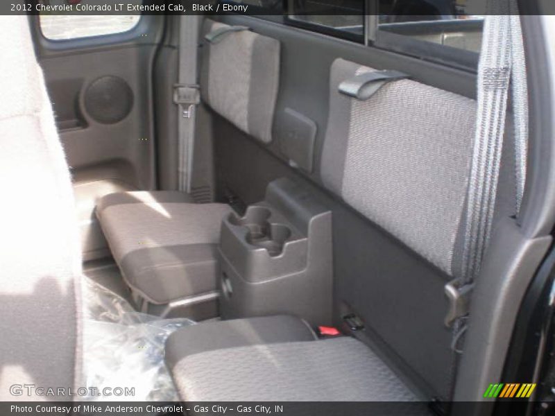 Rear Seat of 2012 Colorado LT Extended Cab