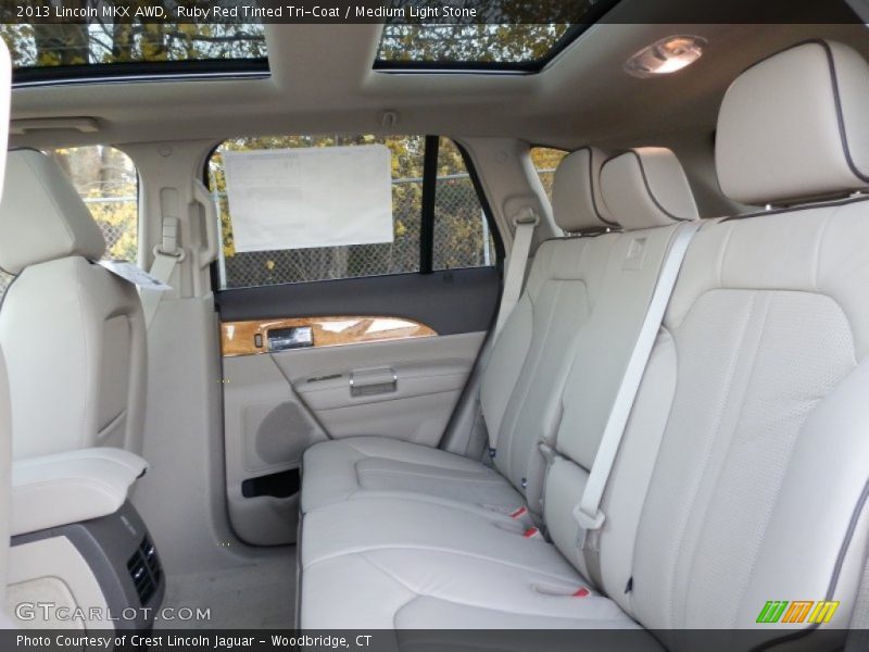 Ruby Red Tinted Tri-Coat / Medium Light Stone 2013 Lincoln MKX AWD