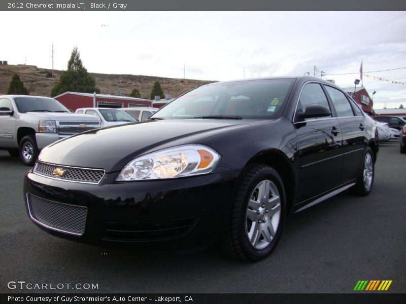 Black / Gray 2012 Chevrolet Impala LT