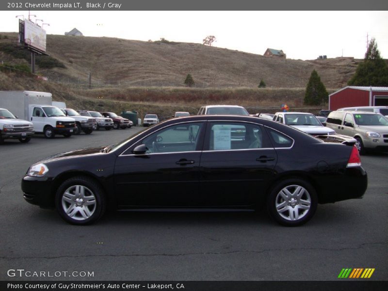 Black / Gray 2012 Chevrolet Impala LT