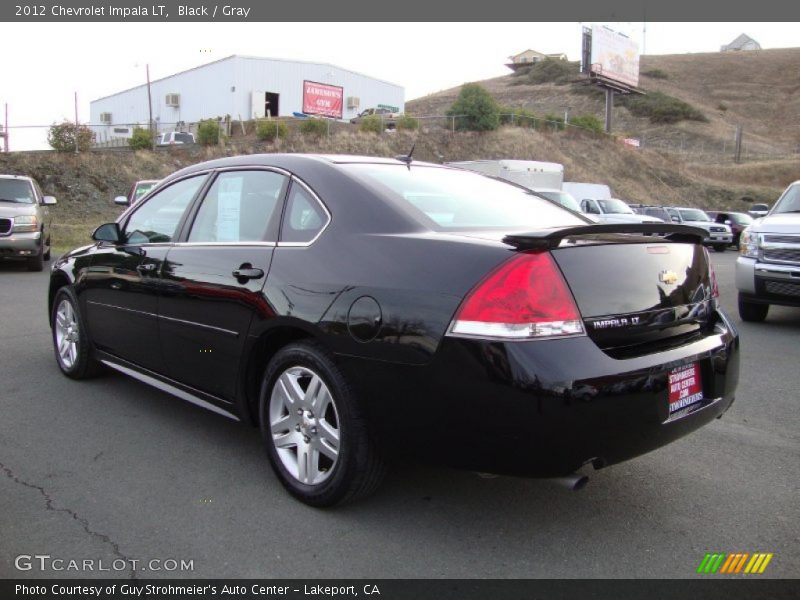 Black / Gray 2012 Chevrolet Impala LT