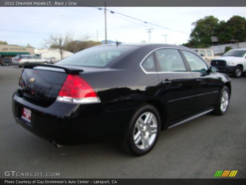 Black / Gray 2012 Chevrolet Impala LT