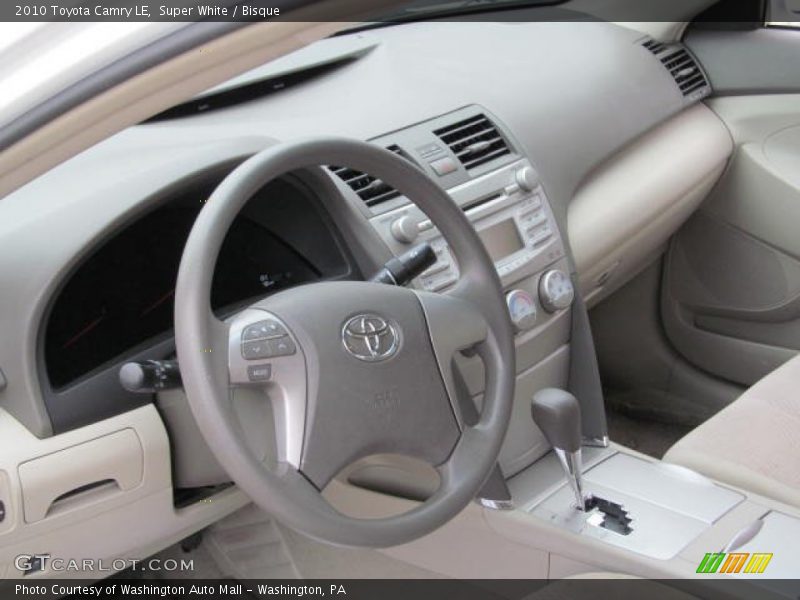 Super White / Bisque 2010 Toyota Camry LE
