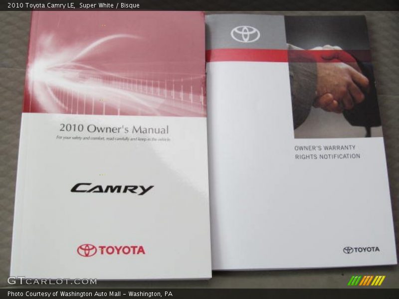Super White / Bisque 2010 Toyota Camry LE
