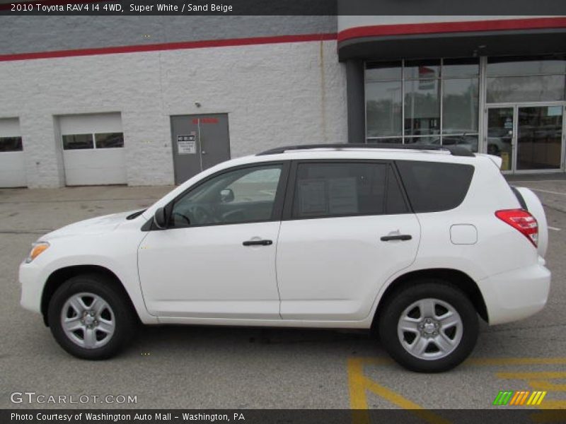 Super White / Sand Beige 2010 Toyota RAV4 I4 4WD