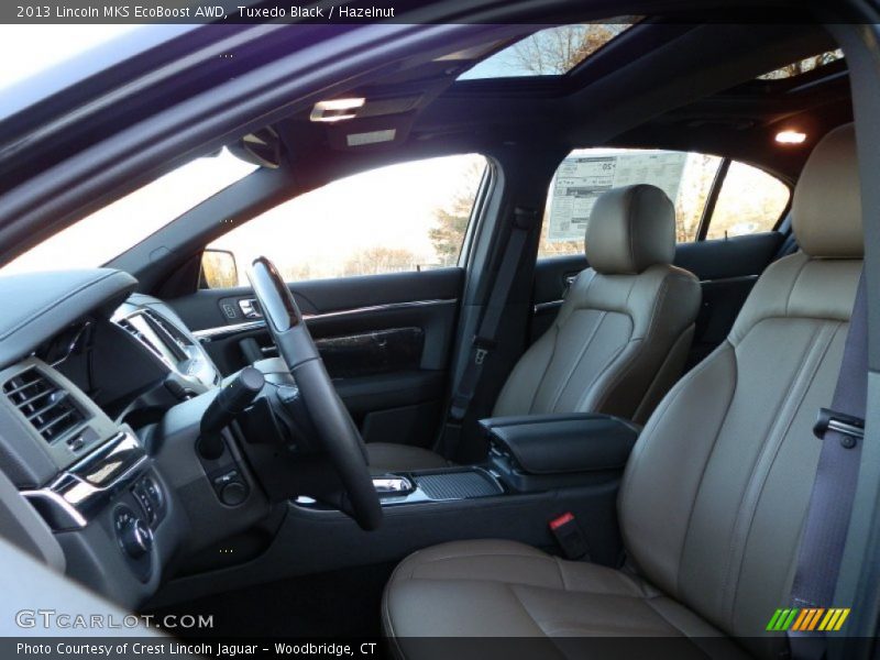 Front Seat of 2013 MKS EcoBoost AWD