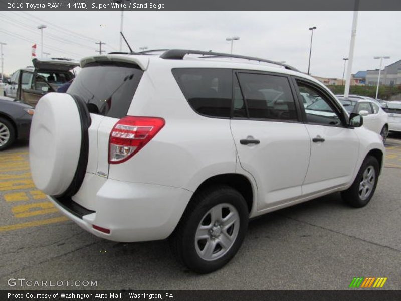 Super White / Sand Beige 2010 Toyota RAV4 I4 4WD