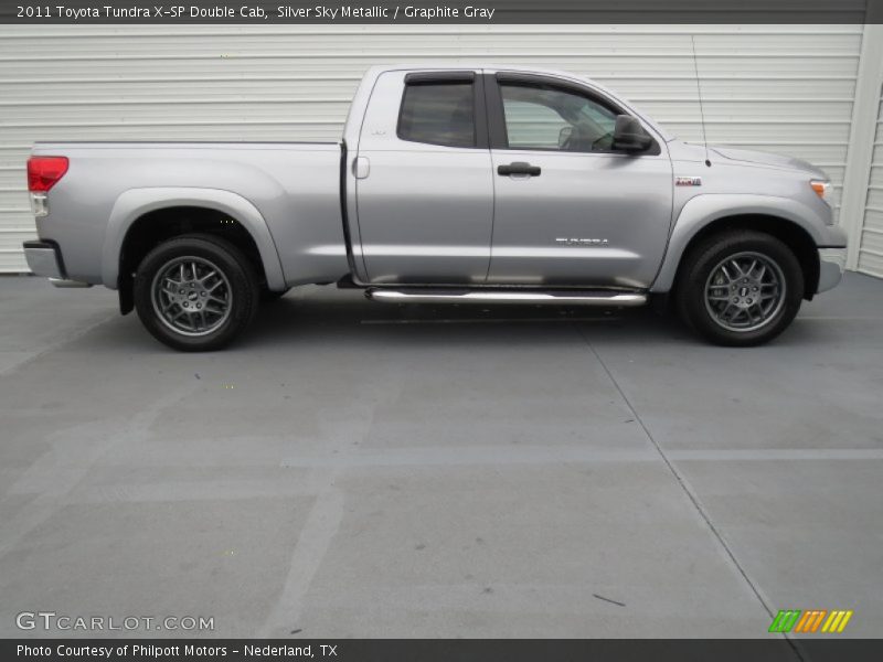 Silver Sky Metallic / Graphite Gray 2011 Toyota Tundra X-SP Double Cab