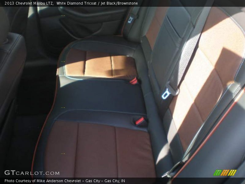 White Diamond Tricoat / Jet Black/Brownstone 2013 Chevrolet Malibu LTZ