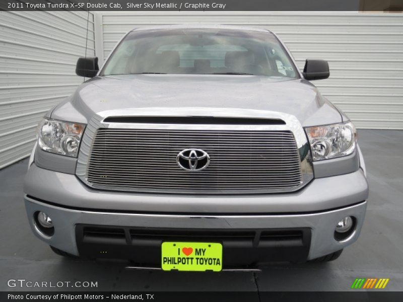 Silver Sky Metallic / Graphite Gray 2011 Toyota Tundra X-SP Double Cab