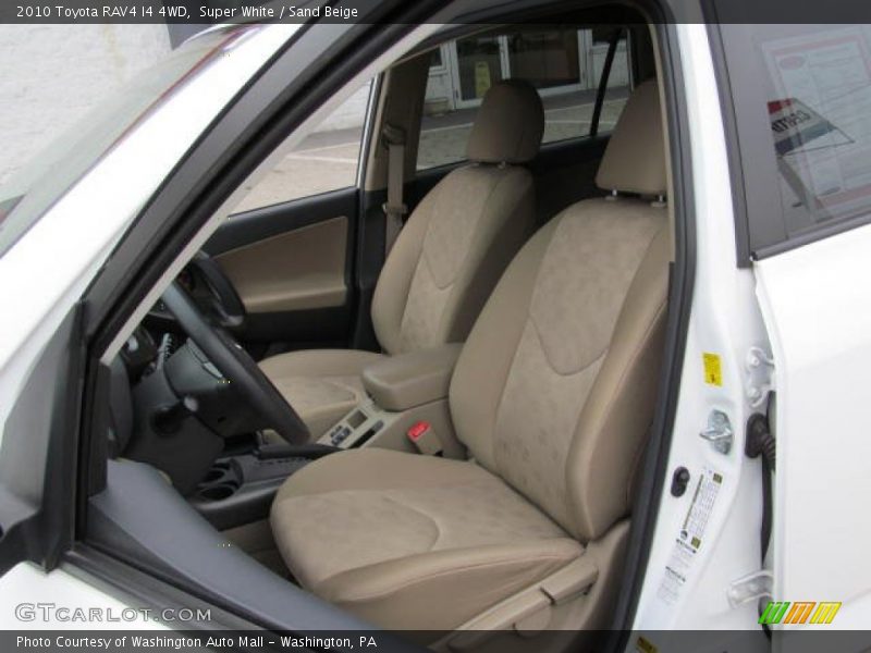 Super White / Sand Beige 2010 Toyota RAV4 I4 4WD