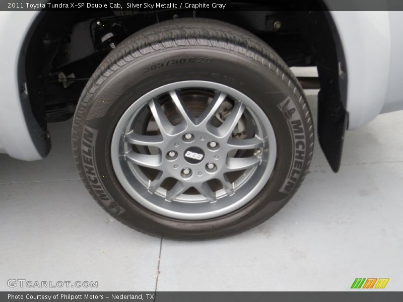 Silver Sky Metallic / Graphite Gray 2011 Toyota Tundra X-SP Double Cab
