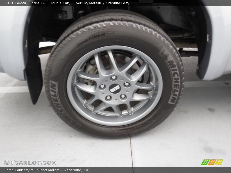Silver Sky Metallic / Graphite Gray 2011 Toyota Tundra X-SP Double Cab