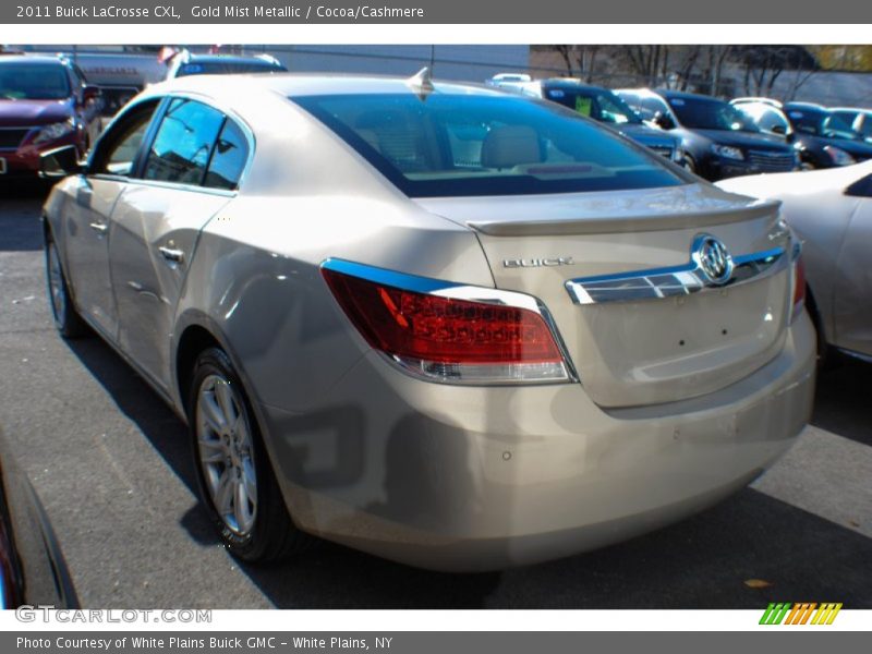 Gold Mist Metallic / Cocoa/Cashmere 2011 Buick LaCrosse CXL